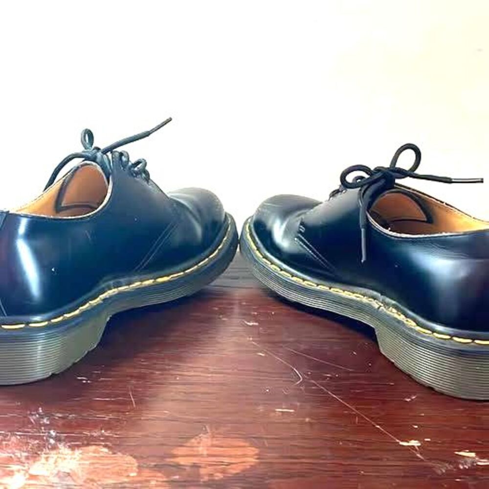 Dr. Martens Black Derby 3 Eye Leather 1461 59K Size Men’s US 7, Excellent shape! - Picture 7 of 10